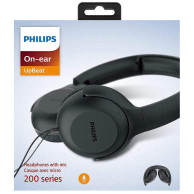 [Užsakomoji prekė] Ausinės su Fir si Mikrofonu, 1.2m - Philips (UH201BK/00) - Juodas 6