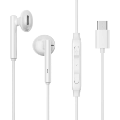 [Užsakomoji prekė] Ausinės cu Fir Type-C, Half-in-Ear - JoyRoom (JR-EC05) - Baltas