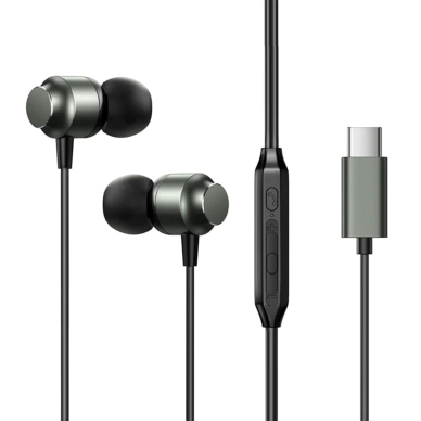 [Užsakomoji prekė] Ausinės cu Fir Type-C, In-Ear, 1.2m - JoyRoom (JR-EC06) - Dark Gray