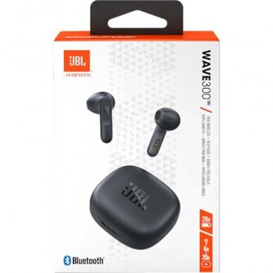 [Užsakomoji prekė] Ausinės in-ear Bluetooth su mikrofonu TWS - JBL (Wave 300) - Juodas 6