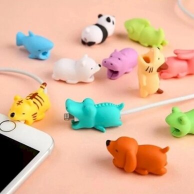 Cat-shaped phone Kabelis cover 4