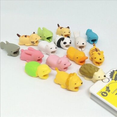 Cat-shaped phone Kabelis cover 3