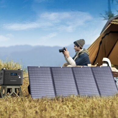 Choetech foldable solar charger 160W Juodas (SC010) 6