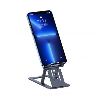 Laikiklis Choetech folding stand for smartphone/tablet Pilkas (H064) 1