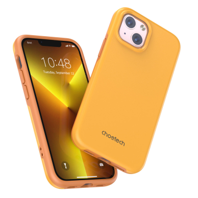 Dėklas Choetech MFM Anti-drop iPhone 13 mini Oranžinis (PC0111-MFM-YE)