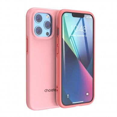 Dėklas Choetech MFM Anti-drop iPhone 13 Pro Max Rožinis (PC0114-MFM-PK) 4