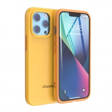 Dėklas Choetech MFM Anti-drop iPhone 13 Pro Oranžinis (PC0113-MFM-YE)