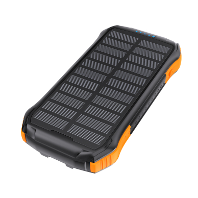 Choetech solar powerbank with inductive charging 10000mAh Qi 5W orange (B659) 1