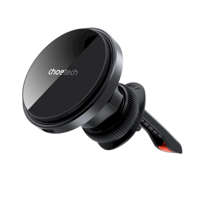 Choetech T204-F magnetic Automobilinis laikiklis15W wireless charging - Juodas