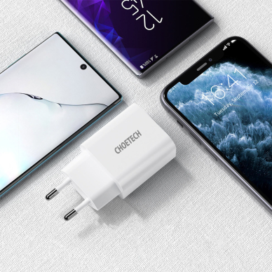 Įkroviklis Choetech USB Type C PD 20W Baltas (Q5004 V4) 2