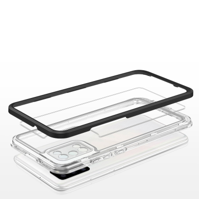 Dėklas Clear 3in1 Samsung Galaxy A03s (166) juodas 4