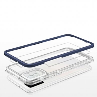 Dėklas Clear 3in1 Samsung Galaxy A03s (166) mėlynas 11