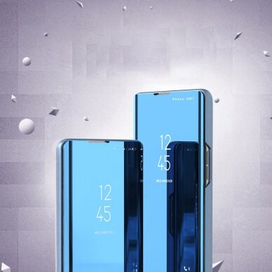 Dėklas Clear View Case Samsung Galaxy S23 Rožinis 2