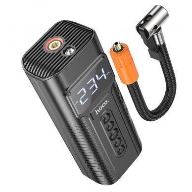 [Užsakomoji prekė] Compresor Auto 2.5bar, Priza 12V - Hoco Car Air Pump (PH55) - Black 1