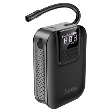 [Užsakomoji prekė] Compresor Auto 3.5bar, 2500mAh - Hoco Air Pump (S53) - juodas