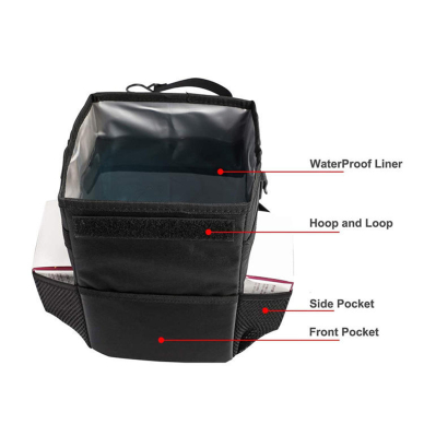 [Užsakomoji prekė] Cos de Gunoi Auto 24x16x16cm - Techsuit Foldable (CO-T3) - Juodas 2