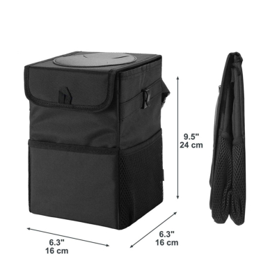 [Užsakomoji prekė] Cos de Gunoi Auto 24x16x16cm - Techsuit Foldable (CO-T3) - Juodas 6