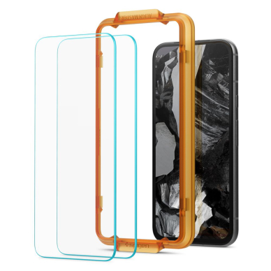 [Užsakomoji prekė] Google Pixel 8a (set 2) - Spigen Glas.TR Align Master - Permatomas 3