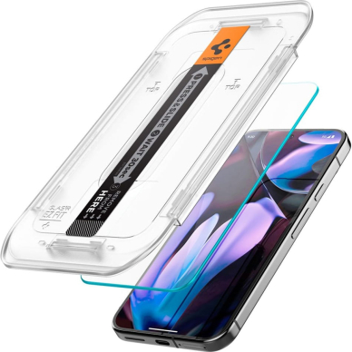 [Užsakomoji prekė] Grūdintas stiklas Google Pixel 9 Pro XL (set 2) - Spigen Glas.tR EZ FIT - Skaidrus 1