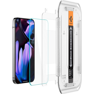 [Užsakomoji prekė] Grūdintas stiklas Google Pixel 9 Pro XL (set 2) - Spigen Glas.tR EZ FIT - Skaidrus 4