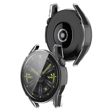 [Užsakomoji prekė] Apsauginis stiklas Huawei Watch GT 3 (46mm) + Case - Techsuit Defense360 Pro - skaidrus 3