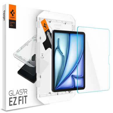 [Užsakomoji prekė] Grūdintas stiklas iPad Air 11 (2024) - Spigen Glas.TR EZ FIT - Skaidrus