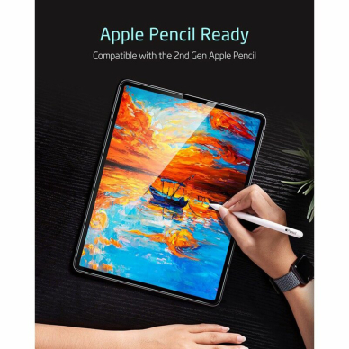 [Užsakomoji prekė] Dėklas iPad Air 4 / 5 / 11 (2020/2022/2024) / iPad Pro 11 (2018 / 2020 / 2021 / 2022) (set 2) - ESR Tempered Glass 9H - permatomas 1