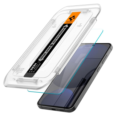 Apsauginis stiklas Samsung Galaxy S24 FE (set 2) - Spigen Glas.tR EZ FIT - Clear 2