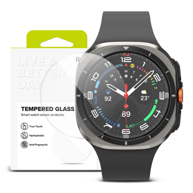 [Užsakomoji prekė] Dėklas Samsung Galaxy Watch7 Ultra 47mm (set of 4) - Ringke Tempered Glass R10 - permatomas