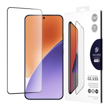 [Užsakomoji prekė] Apsauginis stiklas Xiaomi 15 - Dux Ducis Tempered Glass - juodas