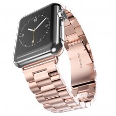 [Užsakomoji prekė] Apyrankė skirta Apple Watch 1 / 2 / 3 / 4 / 5 / 6 / 7 / SE / 8 / 9 (38 / 40  / 41mm) - Techsuit Watchband (W036) - Rožinis