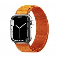 [Užsakomoji prekė] Apyrankė skirta Apple Watch 1 / 2 / 3 / 4 / 5 / 6 / 7 / SE / 8 / 9 (38 / 40  / 41mm) - Techsuit Watchband (W037) - Oranžinis