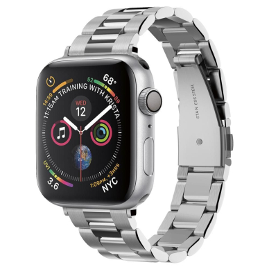 [Užsakomoji prekė] Apyrankė skirta Apple Watch 1 / 2 / 3 / 4 / 5 / 6 / 7 / 8 / 9 / SE (38 / 40 / 41mm) - Spigen Modern Fit - Pilkas