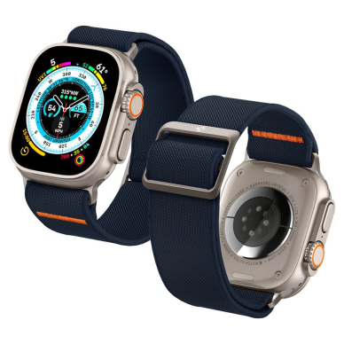 [Užsakomoji prekė] Apyrankė skirta Apple Watch 1 / 2 / 3 / 4 / 5 / 6 / 7 / 8 / 9 / SE / SE 2 / Ultra (42 mm / 44 mm / 45 mm / 49 mm) - Spigen Fit Lite Ultra - Navy 2