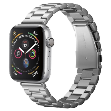 [Užsakomoji prekė] Apyrankė skirta Apple Watch 1 / 2 / 3 / 4 / 5 / 6 / 7 / 8 / 9 / SE / Ultra (42 / 44 / 45 / 49 mm) - Spigen Modern Fit - Pilkas