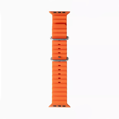 [Užsakomoji prekė] Apyrankė skirta Apple Watch 1 / 2 / 3 / 4 / 5 / 6 / 7 / 8 / SE / Ultra / 9 (42 / 44 / 45 / 49 mm) - Techsuit Watchband (W038) - Oranžinis 1