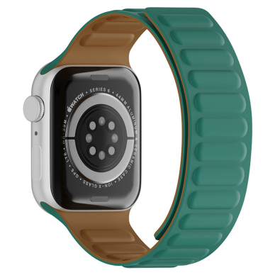 [Užsakomoji prekė] Apyrankė skirta Apple Watch 1 / 2 / 3 / 4 / 5 / 6 / 7 / SE / 8 / 9 (38 / 40  / 41mm) - Techsuit Watchband (W035) - Turquoise 1