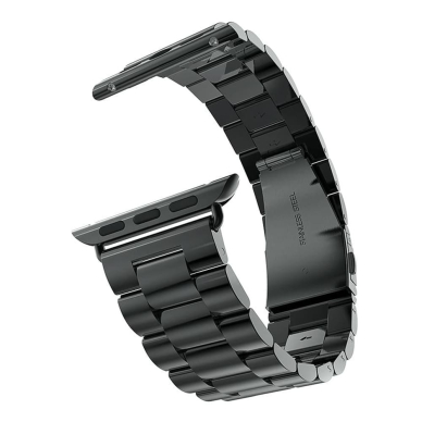 [Užsakomoji prekė] Apyrankė skirta Apple Watch 1 / 2 / 3 / 4 / 5 / 6 / 7 / SE / 8 / 9 (38 / 40  / 41mm) - Techsuit Watchband (W036) - Juodas 1