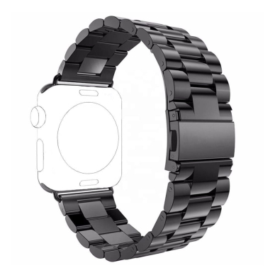 [Užsakomoji prekė] Apyrankė skirta Apple Watch 1 / 2 / 3 / 4 / 5 / 6 / 7 / SE / 8 / 9 (38 / 40  / 41mm) - Techsuit Watchband (W036) - Juodas 2