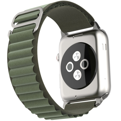 [Užsakomoji prekė] Apyrankė skirta Apple Watch 1 / 2 / 3 / 4 / 5 / 6 / 7 / SE / 8 (38 / 40  / 41mm) - Techsuit Watchband (W037) - Army Žalias  4