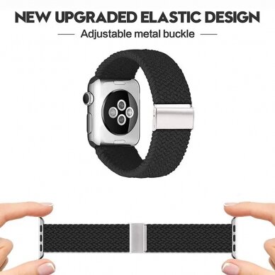 [Užsakomoji prekė] Apyrankė Apple Watch 1/2/3/4/5/6/7/8/9/SE/SE 2 (38/40/41mm) - Techsuit Watchband (W032) - Atlantic Mėlyna 6