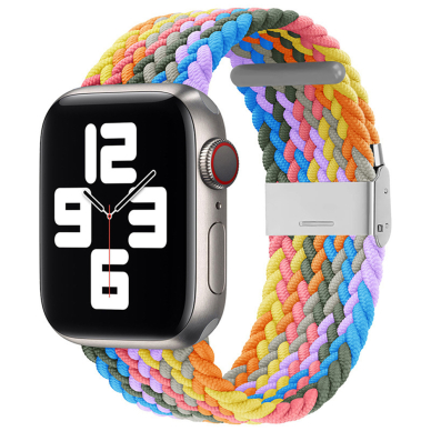 [Užsakomoji prekė] Apyrankė Apple Watch 1/2/3/4/5/6/7/8/9/SE/SE 2 (38/40/41mm) - Techsuit Watchband (W032) - Heartbeat Violetinė