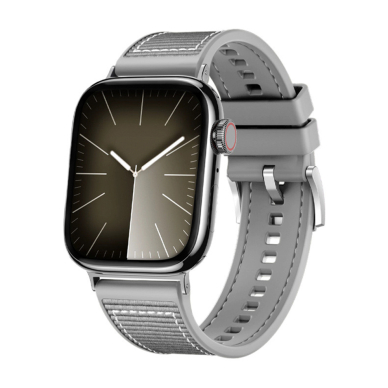 [Užsakomoji prekė] Apyrankė laikrodžiui Apple Watch 1/2/3/4/5/6/7/8/9/SE/SE 2 (38/40/41mm) - Techsuit Watchband (W051) -pilkas  1