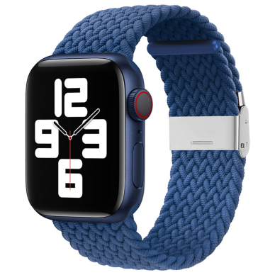 Akcija! Apyrankė Apple Watch 1/2/3/4/5/6/7/8/9/SE/SE 2/Ultra/Ultra 2 (42/44/45/49mm) - Techsuit Watchband (W032) - Atlantic Mėlyna