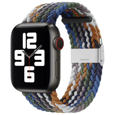 Akcija! Apyrankė Apple Watch 1/2/3/4/5/6/7/8/9/SE/SE 2/Ultra/Ultra 2 (42/44/45/49mm) - Techsuit Watchband (W032) - Cowboy Žalia