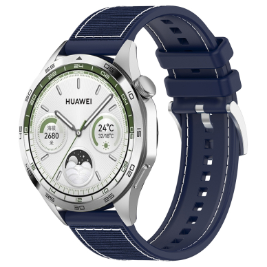 [Užsakomoji prekė] Apyrankė laikrodžiui Huawei Watch GT 2 (46mm)/GT 2 Pro/GT 3 Pro (46mm)/Ultimate, Xiaomi Watch S1 - Techsuit Watchband (W051) - Tamsiai mėlynas 1