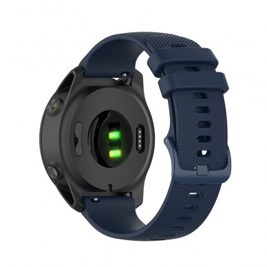 [Užsakomoji prekė] Apyrankė skirta Samsung Galaxy Watch 4/5/6, Galaxy Watch Active (40 / 44 mm), Huawei Watch GT / GT 2 / GT 3 (42 mm) - Techsuit Watchband 20mm (W006) - Mėlynas 3