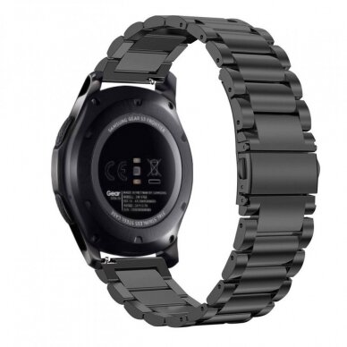 [Užsakomoji prekė] Apyrankė skirta Samsung Galaxy Watch 4/5/6, Galaxy Watch Active (40 / 44 mm), Huawei Watch GT / GT 2 / GT 3 (42 mm) - Techsuit Watchband 20mm (W010) - Pilkas ZND933 2