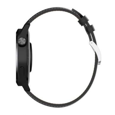 [Užsakomoji prekė] Apyrankė Samsung Galaxy Watch 4/5/6/Active 2, Huawei Watch GT 3 (42mm)/GT 3 Pro (43mm) - Techsuit Watchband (W048) - Juoda 4