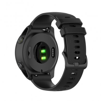 [Užsakomoji prekė] Apyrankė skirta Samsung Galaxy Watch (46mm) / Gear S3, Huawei Watch GT / GT 2 / GT 2e / GT 2 Pro / GT 3 (46 mm) - Techsuit Watchband 22mm (W006) - Juodas ZND933 3